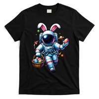 Happy Easter Day Bunny Egg Astronaut Space T-Shirt