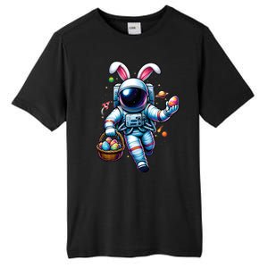 Happy Easter Day Bunny Egg Astronaut Space Tall Fusion ChromaSoft Performance T-Shirt