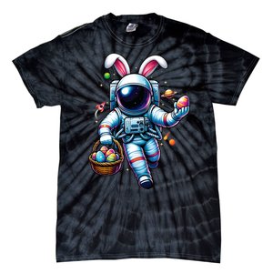 Happy Easter Day Bunny Egg Astronaut Space Tie-Dye T-Shirt