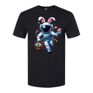 Happy Easter Day Bunny Egg Astronaut Space Softstyle CVC T-Shirt