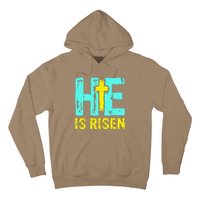 Happy Easter Day He Is Risen Christian Easter Hoodie