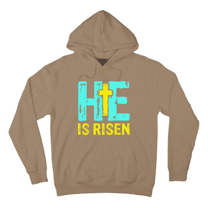 Happy Easter Day He Is Risen Christian Easter Hoodie