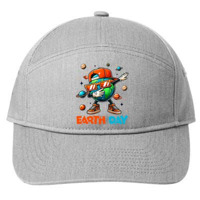 Happy Earth Day 2025 Funny Earth Day  Dab  7-Panel Snapback Hat