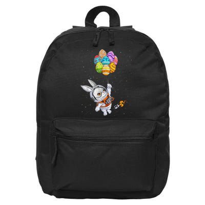 Happy Easter Day Bunny Egg Astronaut Space 16 in Basic Backpack