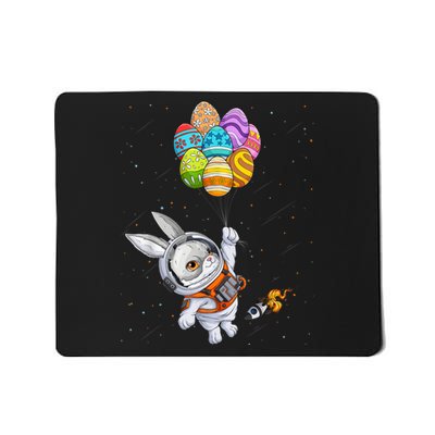 Happy Easter Day Bunny Egg Astronaut Space Mousepad