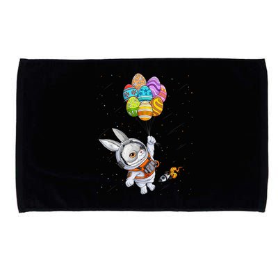 Happy Easter Day Bunny Egg Astronaut Space Microfiber Hand Towel