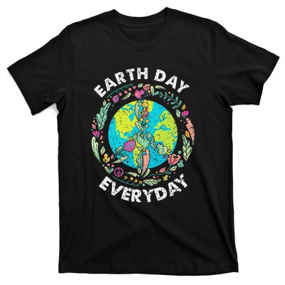 Happy Earth Day Every Day Peace Symbol T-Shirt