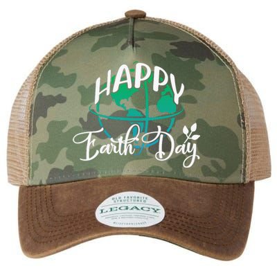 Happy Earth Day Legacy Tie Dye Trucker Hat