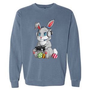 Happy Easter Day Bunny Egg Funny Garment-Dyed Sweatshirt