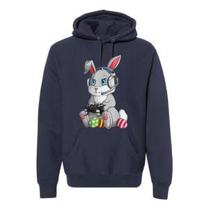 Happy Easter Day Bunny Egg Funny Premium Hoodie