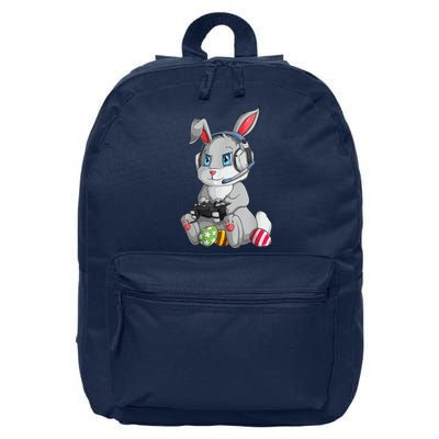 Happy Easter Day Bunny Egg Funny 16 in Basic Backpack