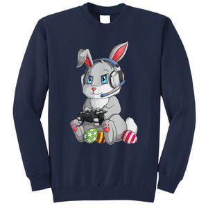 Happy Easter Day Bunny Egg Funny Tall Sweatshirt