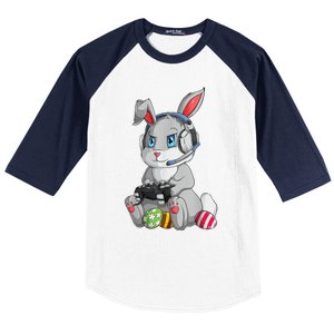 Happy Easter Day Bunny Egg Funny Baseball Sleeve Shirt