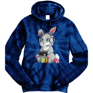 Happy Easter Day Bunny Egg Funny Tie Dye Hoodie