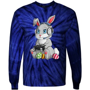 Happy Easter Day Bunny Egg Funny Tie-Dye Long Sleeve Shirt