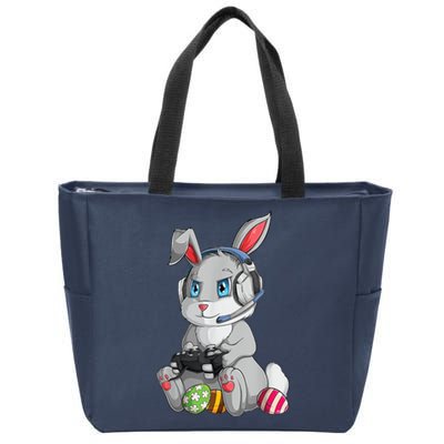 Happy Easter Day Bunny Egg Funny Zip Tote Bag