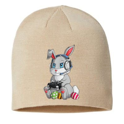 Happy Easter Day Bunny Egg Funny Sustainable Beanie