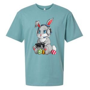 Happy Easter Day Bunny Egg Funny Sueded Cloud Jersey T-Shirt