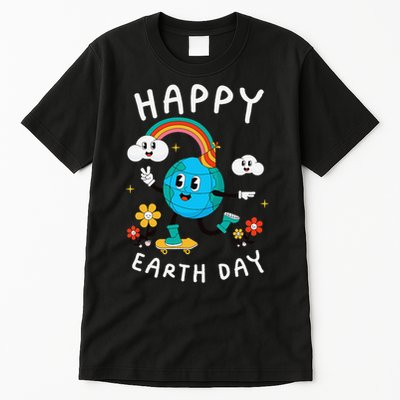 Happy Earth Day Globe Environmental Awareness Tall T-Shirt
