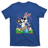 Happy Easter Day Baseball Bunny Rabbit Easter Basket Eggs Great Gift T-Shirt