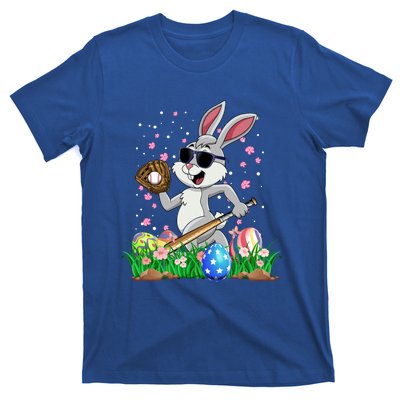 Happy Easter Day Baseball Bunny Rabbit Easter Basket Eggs Great Gift T-Shirt