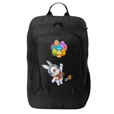 Happy Easter Day Bunny Egg astronaut Space City Backpack