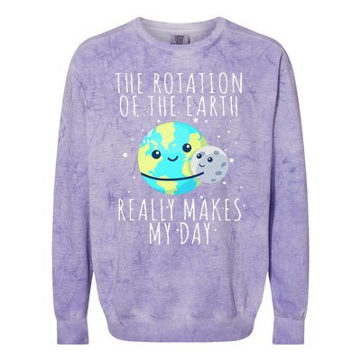 happy earth day Colorblast Crewneck Sweatshirt