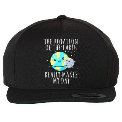 happy earth day Wool Snapback Cap