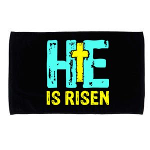 Happy Easter Day He Is Risen Christian Easter Microfiber Hand Towel