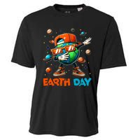 Happy Earth Day 2024 Funny Earth Day Dab Cooling Performance Crew T-Shirt