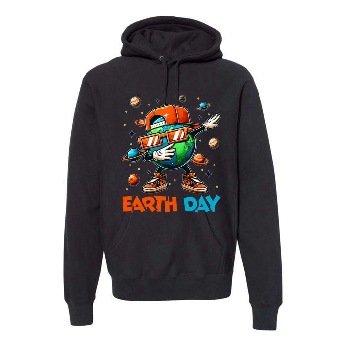 Happy Earth Day 2024 Funny Earth Day Dab Premium Hoodie