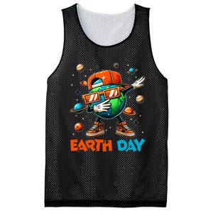 Happy Earth Day 2024 Funny Earth Day Dab Mesh Reversible Basketball Jersey Tank