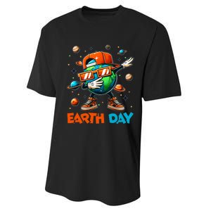 Happy Earth Day 2024 Funny Earth Day Dab Performance Sprint T-Shirt