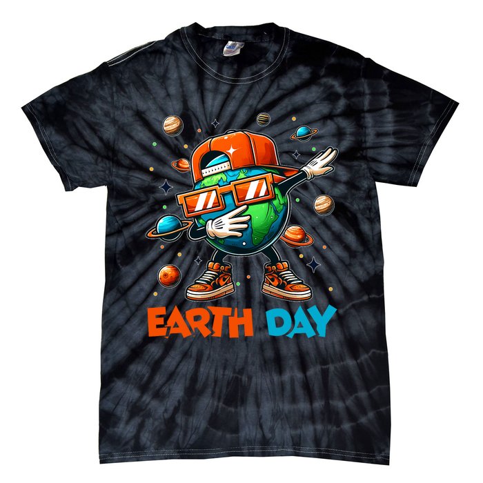 Happy Earth Day 2024 Funny Earth Day Dab Tie-Dye T-Shirt