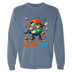 Happy Earth Day 2024 Funny Earth Day Dab Garment-Dyed Sweatshirt