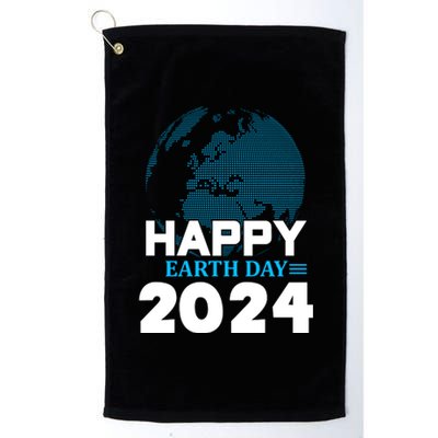 Happy Earth Day 2024 Platinum Collection Golf Towel