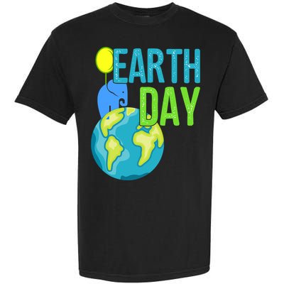 Happy Earth Day Great Vintage Earth Day Elephant Cute Gift Garment-Dyed Heavyweight T-Shirt