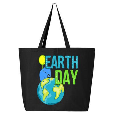 Happy Earth Day Great Vintage Earth Day Elephant Cute Gift 25L Jumbo Tote