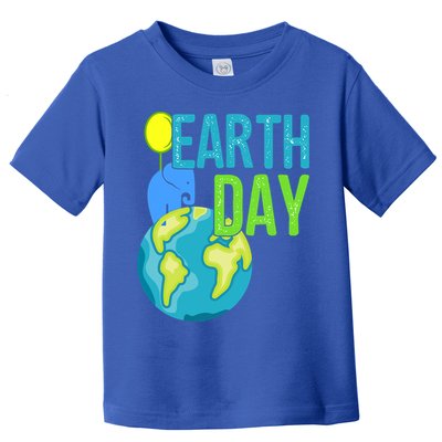 Happy Earth Day Great Vintage Earth Day Elephant Cute Gift Toddler T-Shirt