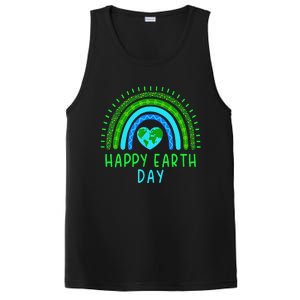 Happy Earth Day 2024 Cute Rainbow Earth Lover PosiCharge Competitor Tank