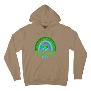 Happy Earth Day 2024 Cute Rainbow Earth Lover Hoodie