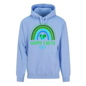 Happy Earth Day 2024 Cute Rainbow Earth Lover Unisex Surf Hoodie