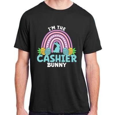 Happy Easter Day I'm The Cashier Bunny Adult ChromaSoft Performance T-Shirt