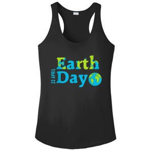 Happy Earth Day 2024 Gift Earth Day Ladies PosiCharge Competitor Racerback Tank