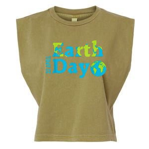 Happy Earth Day 2024 Gift Earth Day Garment-Dyed Women's Muscle Tee