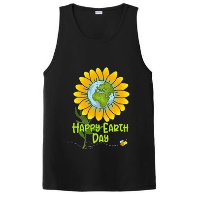 Happy Earth Day Every Day Sunflower Teachers Earth Day PosiCharge Competitor Tank