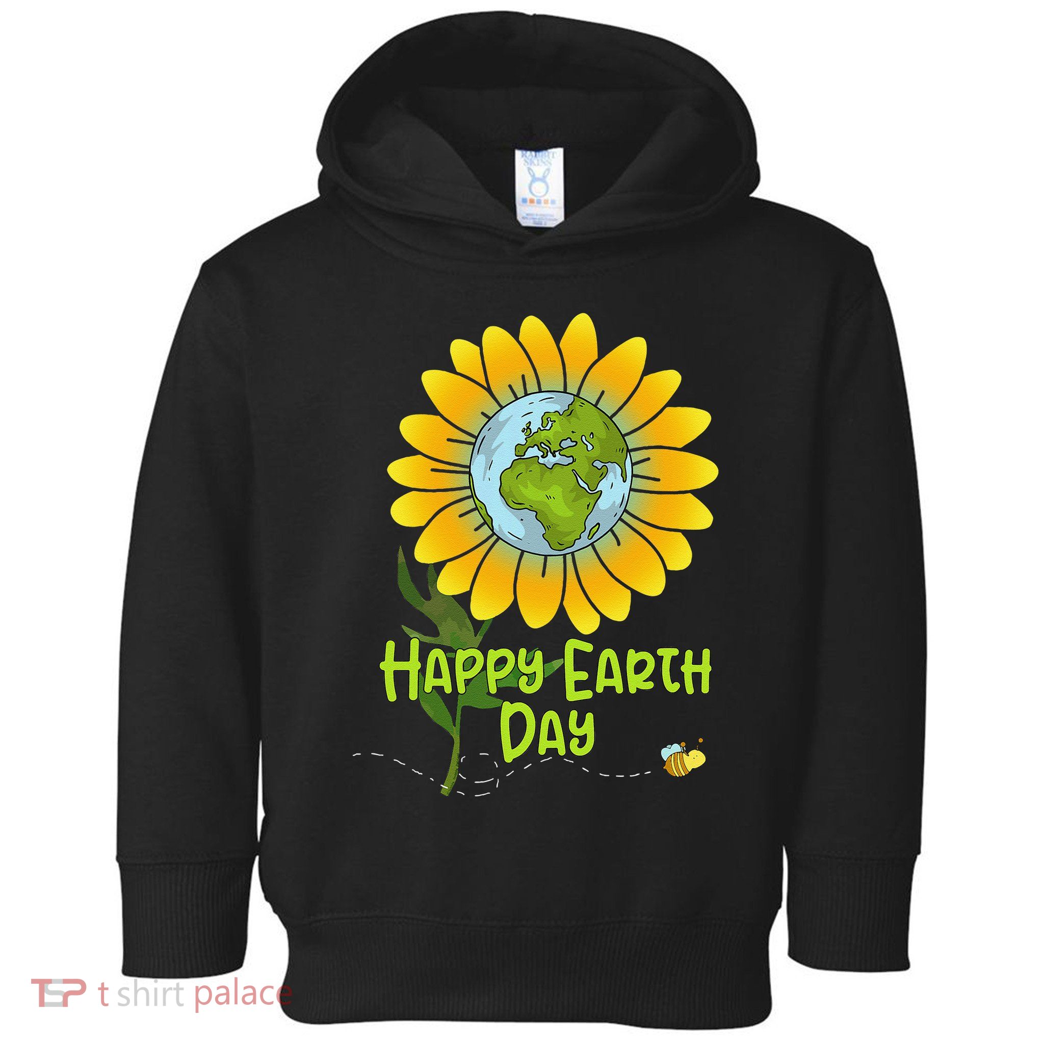 Happy Earth Day Every Day Sunflower Teachers Earth Day Toddler Hoodie