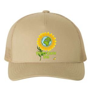 Happy Earth Day Every Day Sunflower Teachers Earth Day Yupoong Adult 5-Panel Trucker Hat