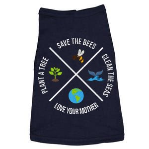 Happy Earth Day Plant Trees Clean Seas Save Bees Fun Science Doggie Tank