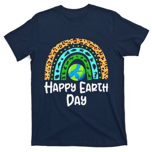 Happy Earth Day Rainbow Earth Day 2024 Teachers T-Shirt